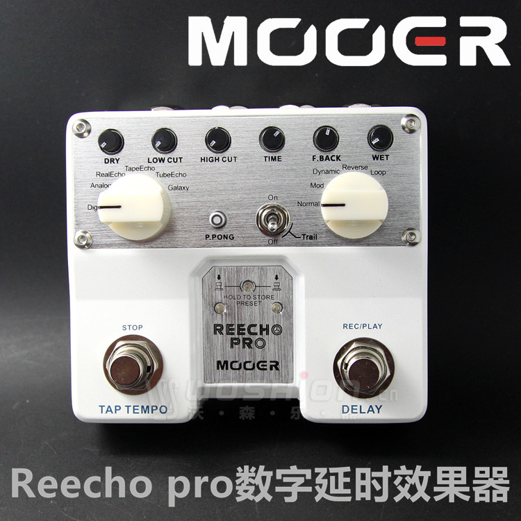 MOOER/魔耳 Reecho pro升级版数字延时电吉他单块效果器 乐器/吉他/钢琴/配件 单块效果器 原图主图