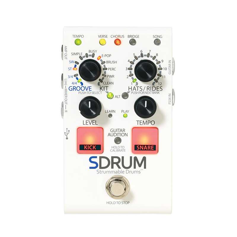 沃森Digitech SDRUM 吉他贝斯智能鼓机自嗨神器Trio+ 升级版