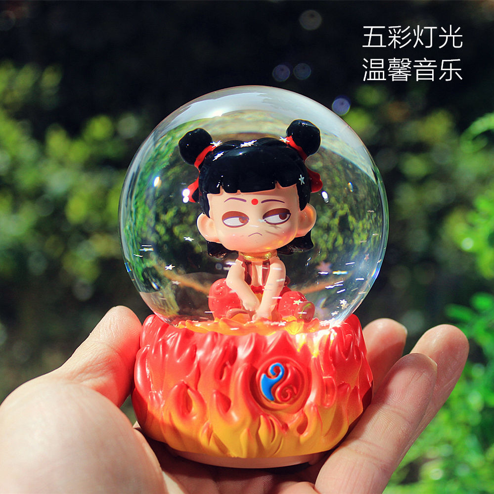 哪吒水晶球音乐盒创意礼盒