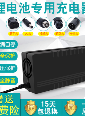 电动车锂电池充电器24V36V48V2A60V72V滑板车哈雷代驾车独轮锂电