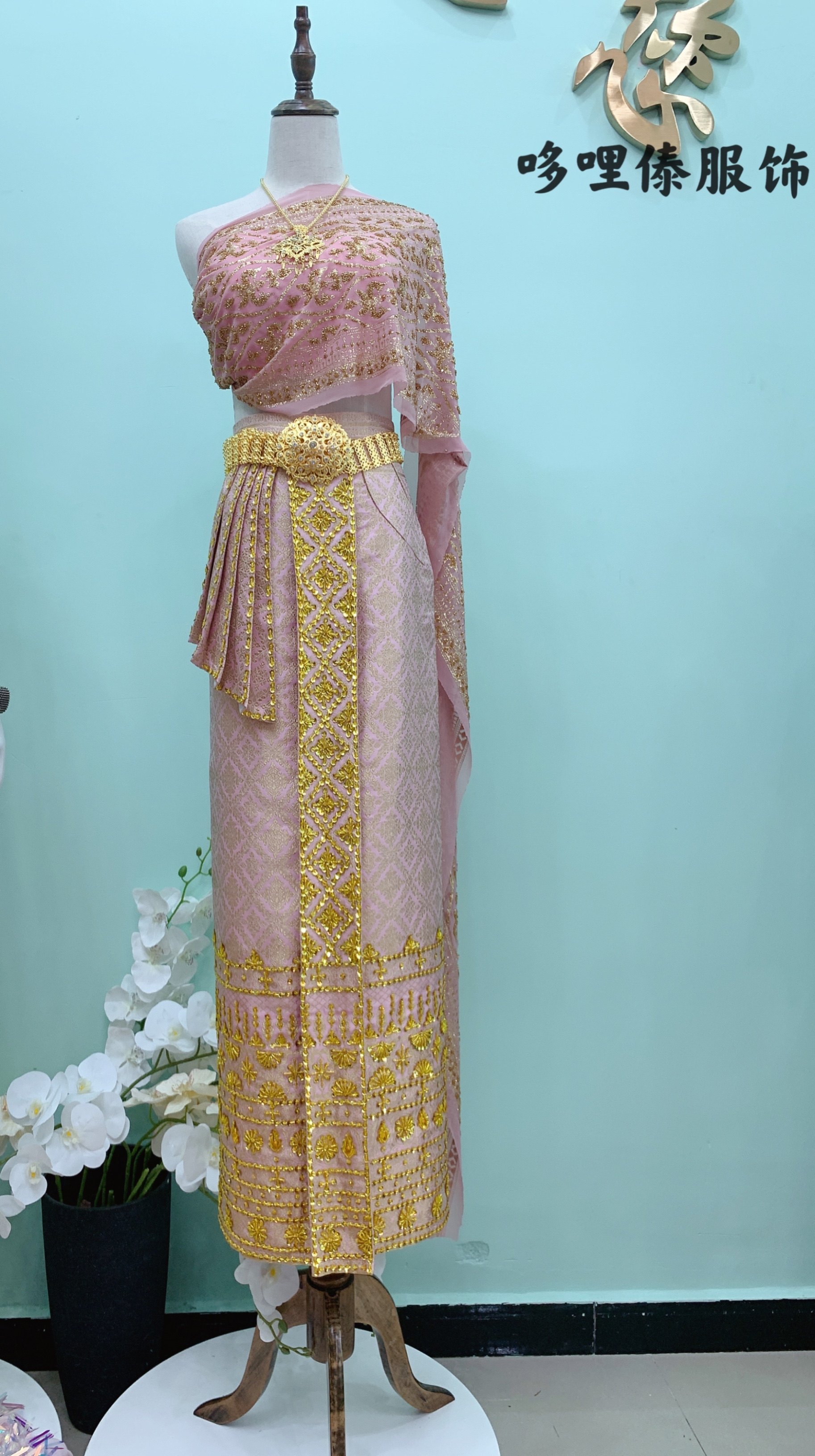 哆哩傣族服饰 傣族服饰 傣族生活照 傣族服装女 夏款 傣族套装