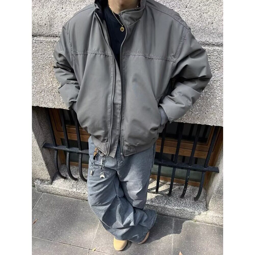2026春秋痞帅外套男ins高街潮牌港风日系原宿风韩版潮流宽松夹克