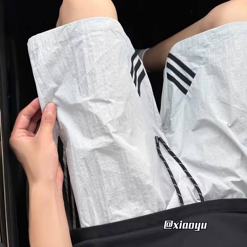 夏季运动短裤男士薄款裤子夏天男款宽松休闲五分裤速干篮球裤睡裤