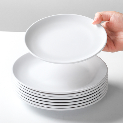 圆盘台德密胺盘子圆形大众