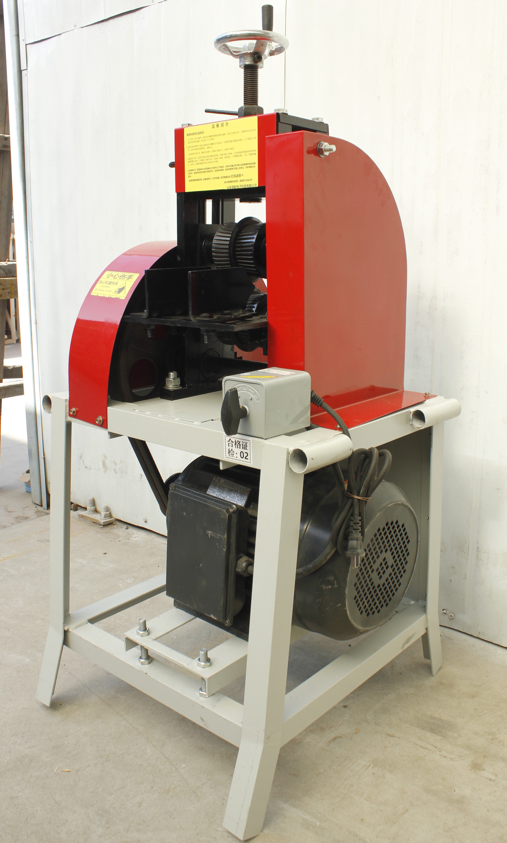 大型剥线机高压电缆线厚皮高密度海底电缆剥皮机