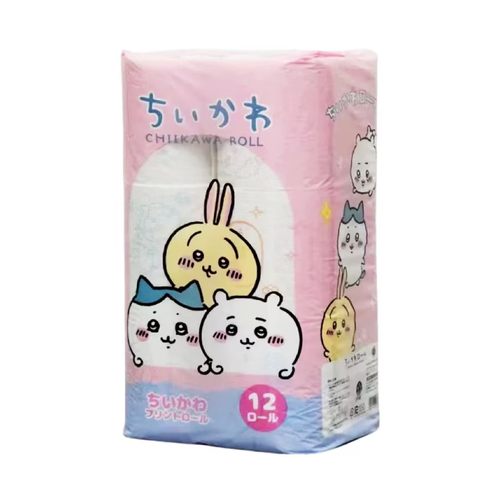 现货日本进口日本制chiikawa吉伊卡哇卷纸厕纸可溶厕纸好用不滑