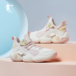 乔丹运动鞋女2026春季透气软底学生休闲专业实战高帮篮球鞋球鞋女