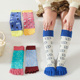 5双装 秋冬高筒儿童五指袜彩色可爱动物分脚趾厚款 保暖吸汗棉袜子