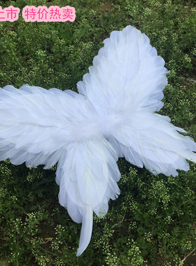 新款蝴蝶羽毛翅膀  成人天使翅膀儿童表演道具 舞台模特走秀演出