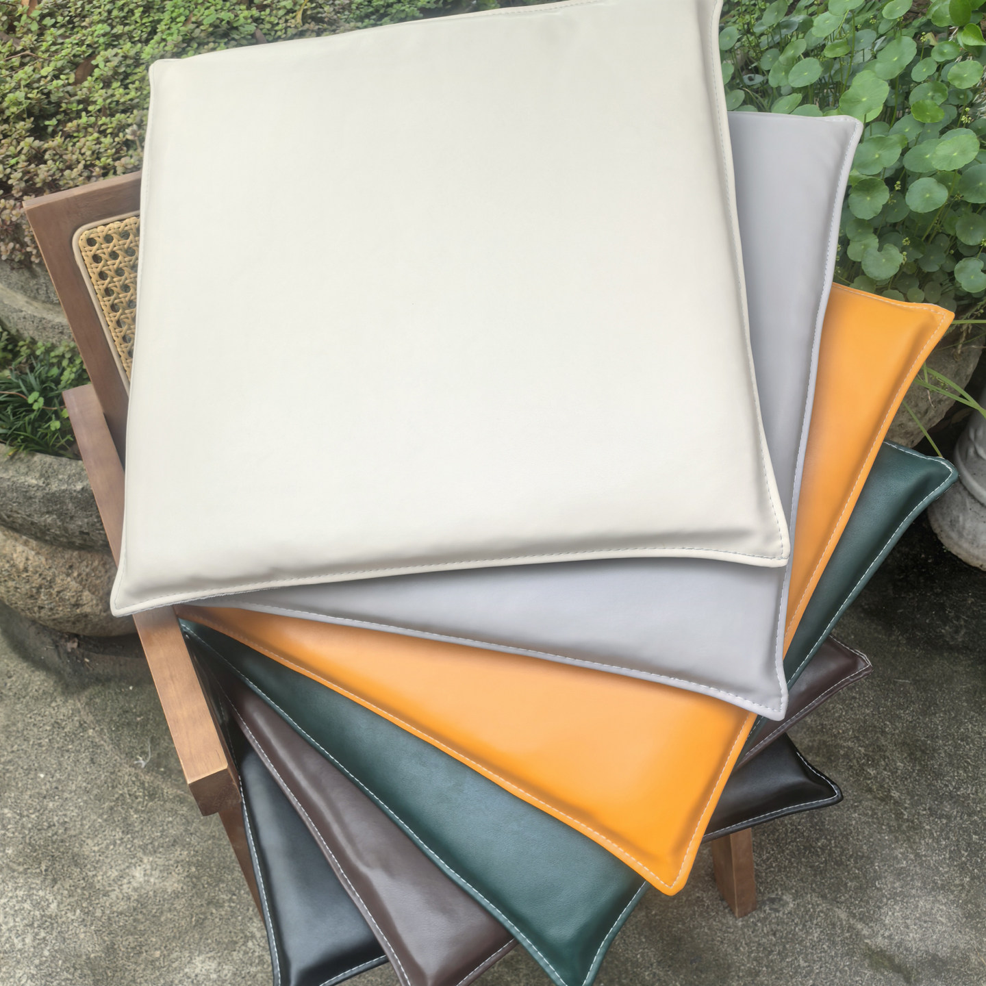 加厚防水耐脏双面皮革坐垫屁垫餐桌椅子垫防滑凳子垫办公室久坐,居家布艺,椅垫,淘宝优惠券,粉丝福利购,淘宝优惠卷