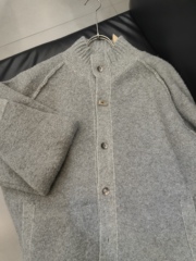 2025秋冬新款男士圆领针织开衫毛衣外套宽松休闲百搭上衣