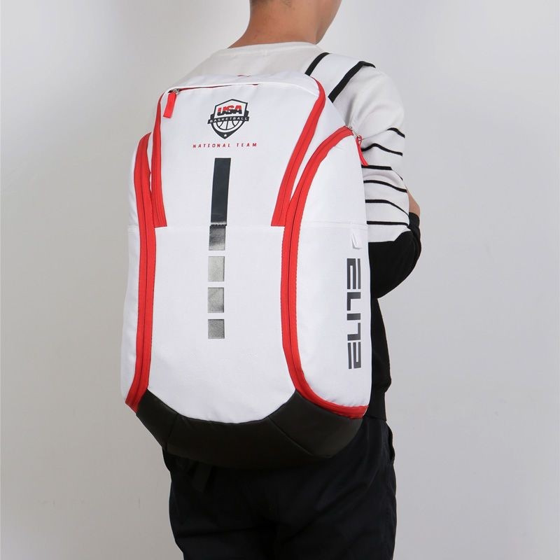 thumbnail for Middle and High School Student Backpack Usa Elite American Team Double-Shoulder Air-Cushioned Sports Leisure Travel Basketball Computer Backpack