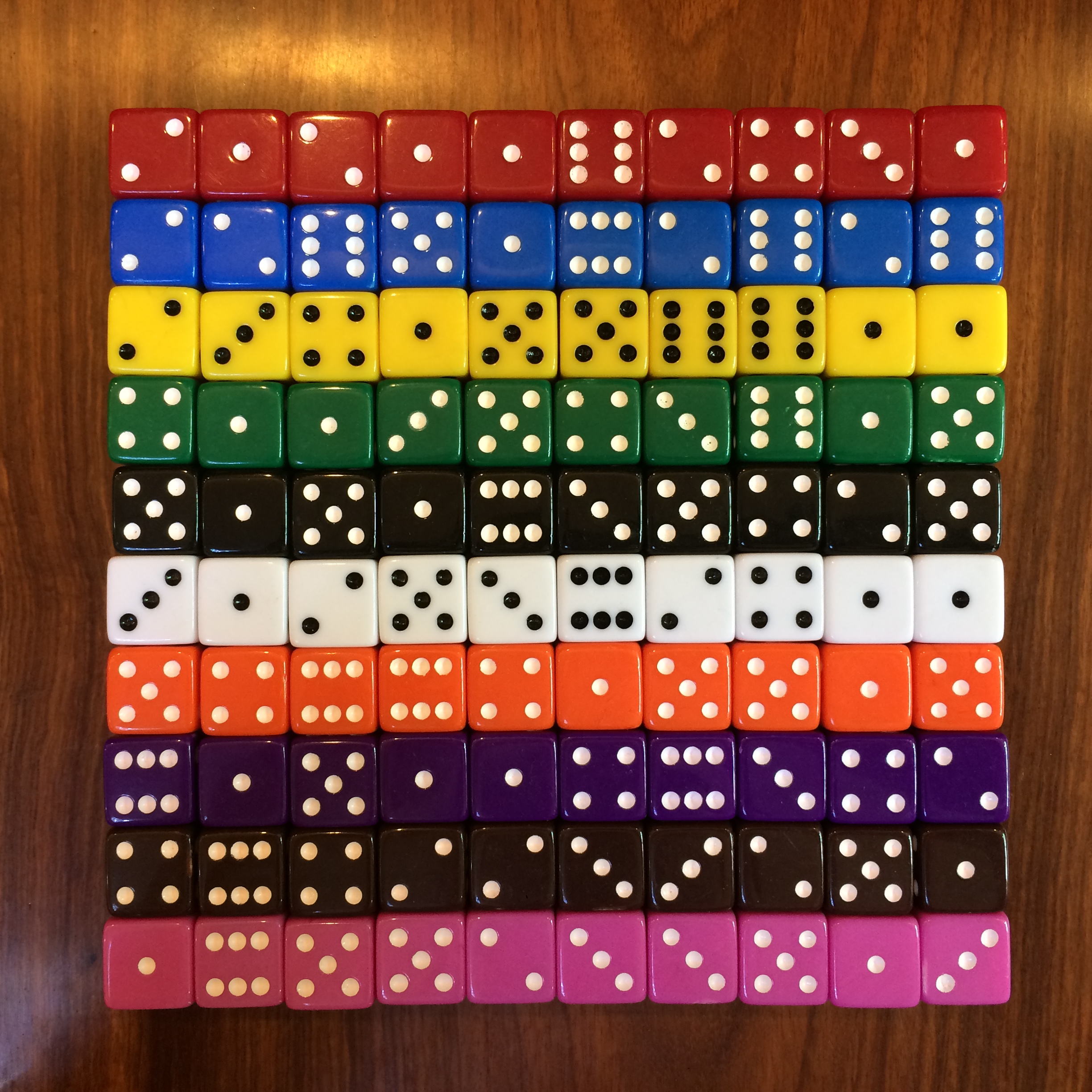 19mm方角实色彩色快手性价比好骰