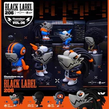 正版lamtoys变色龙6代黑色脏辫盲盒现货秒发
