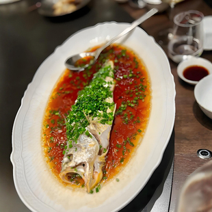 酒店饭店餐具陶瓷鱼盘蒸花边旦形鱼盘长条盘子白色会所特色中式盘