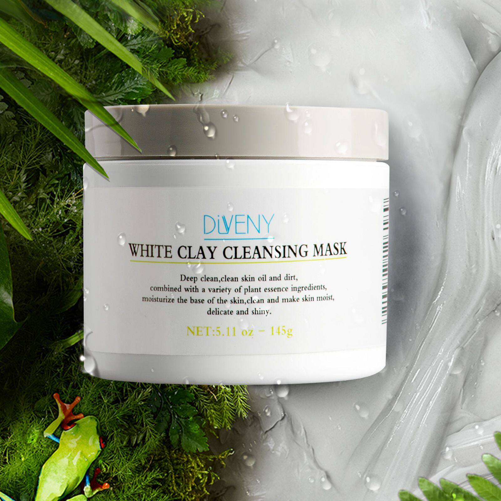 必要帝雯妮白泥清洁面膜 层洁净毛孔 保湿滋润 不紧绷