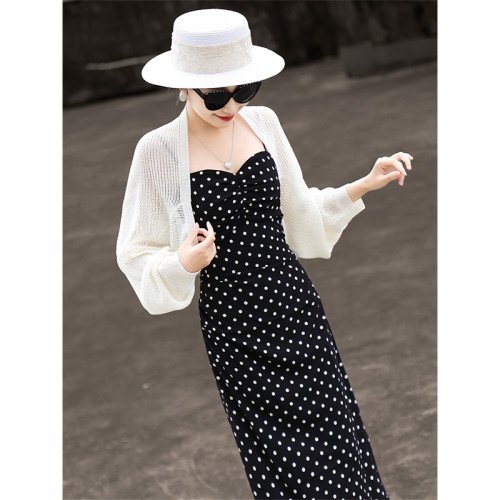 披肩防晒罩衫镂空针织开衫上衣