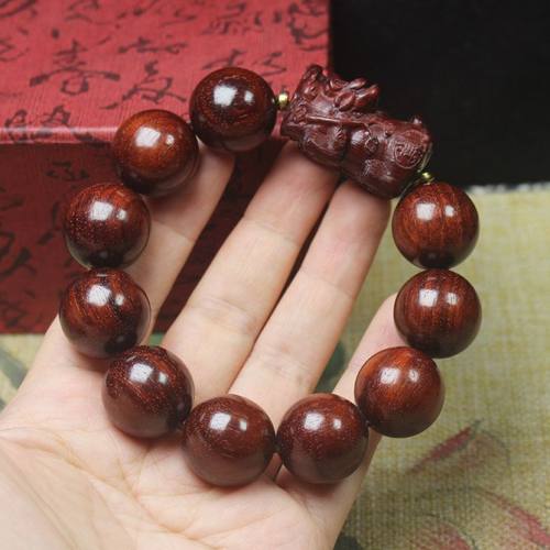 20mm国风血檀紫檀文玩手串礼品