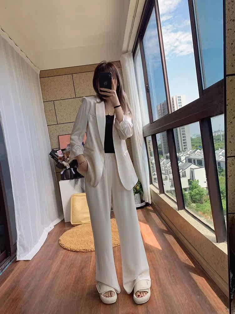 轻奢光泽感双乔真丝西装外套