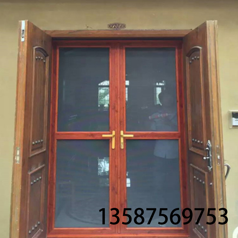 推拉式子母门纱窗金刚网