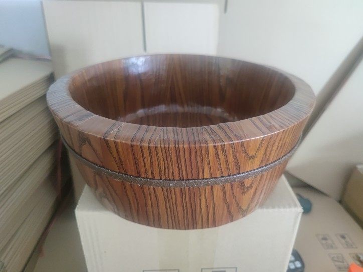 道具盆泡沫仿木盆儿童舞蹈青春的色彩是红色抖音快手古装摄影道具