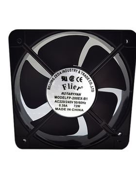 原装Flier FP-200EX-B1 220V 20060 双滚珠机柜轴流风机散热风扇