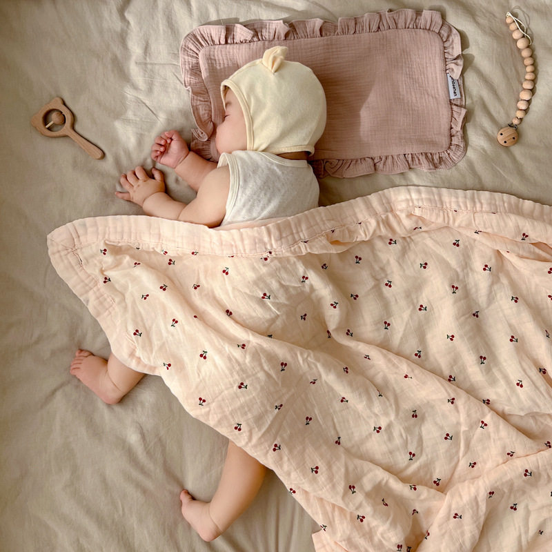 新生兒初生竹棉超柔紗布浴巾包被