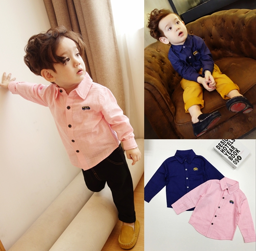 Chemise enfant à manche longue - Ref 2083225 Image 1