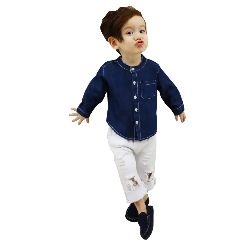 Chemise enfant à manche longue - Ref 2083686 Image 4