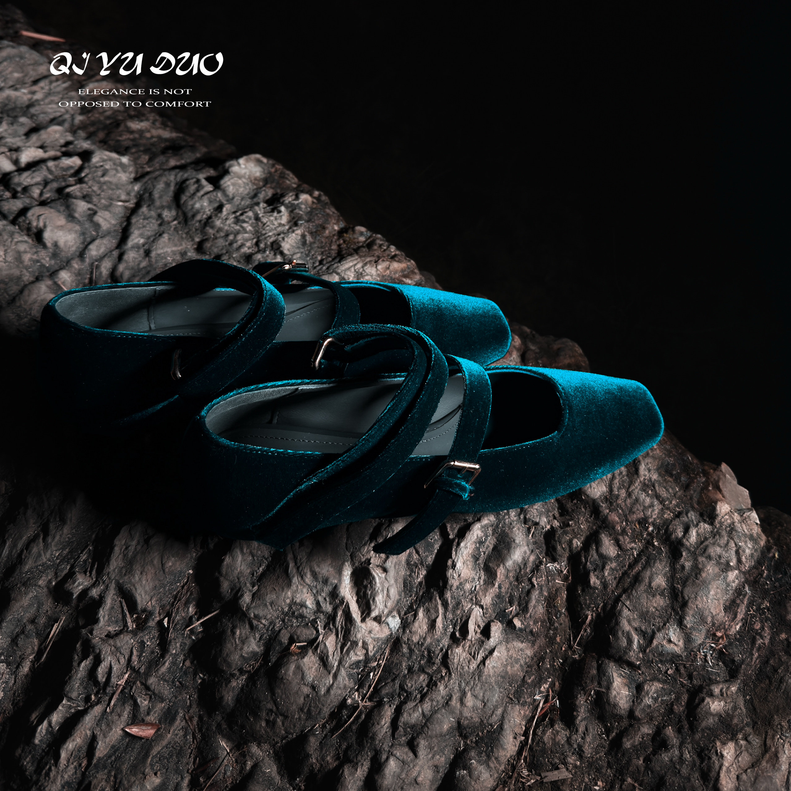 【七与多】3cm/小众内增高玛丽珍鞋女方头复古芭蕾舞平底浅口单鞋,女鞋,浅口单鞋,淘宝优惠券,粉丝福利购,淘宝优惠卷