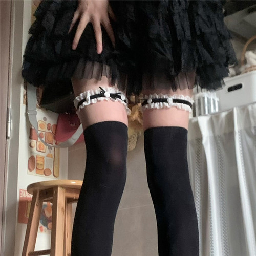 AYTofilms日系少女蕾丝花边腿环