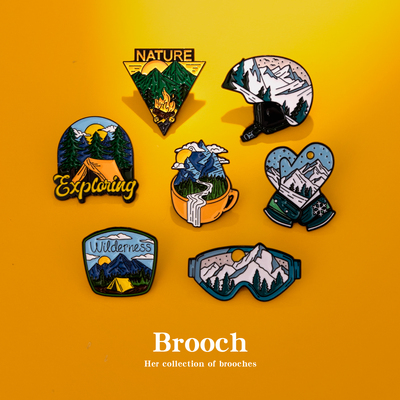 2025新款安然卡通旅行胸针