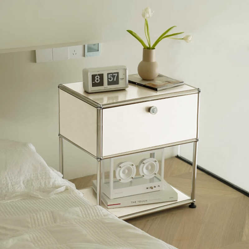 收纳卧室不锈钢usm储物柜北欧