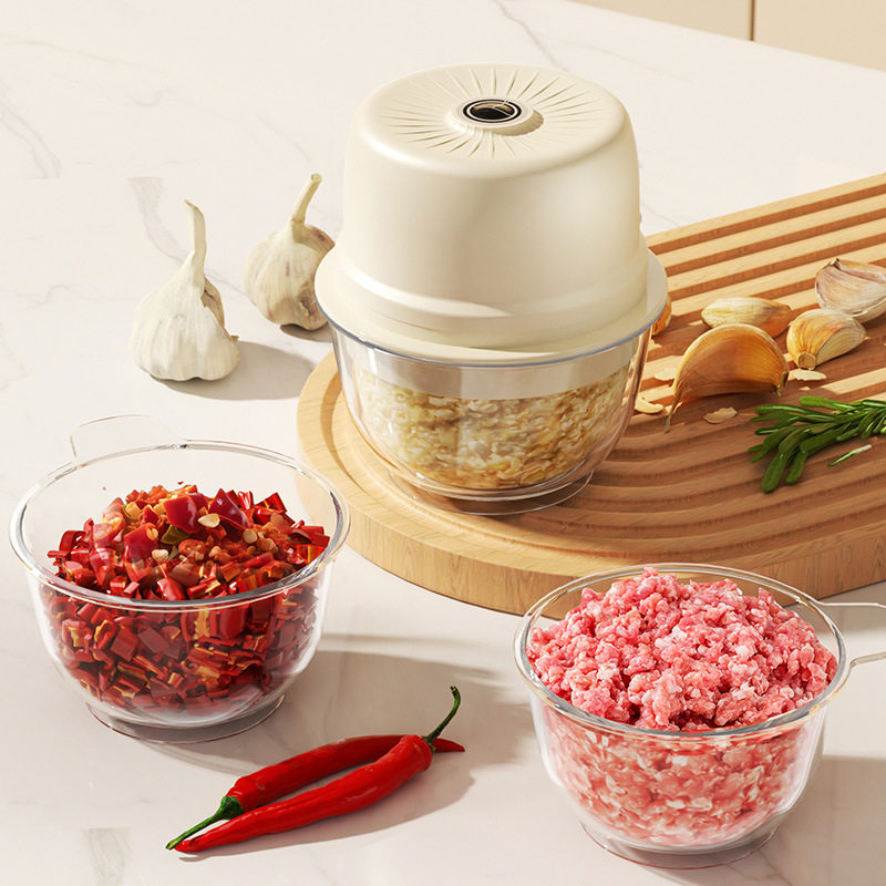 厨房电动捣蒜器绞肉器全自动搅碎器家用迷你小型打蒜器捣蒜泥神器