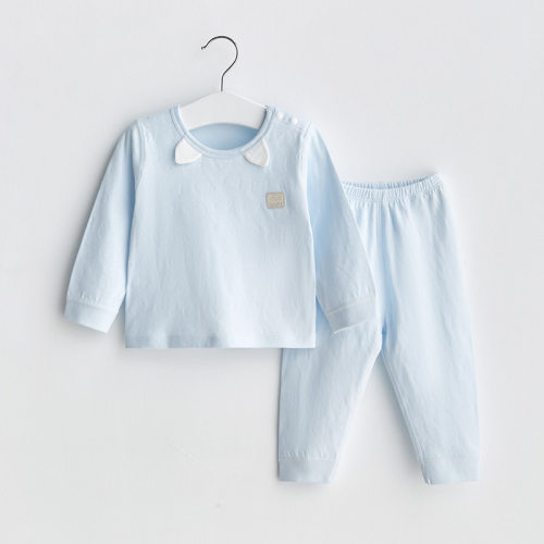 宝宝秋衣秋裤套装纯棉婴儿保暖内衣分体家居服儿童长袖睡衣打底衣