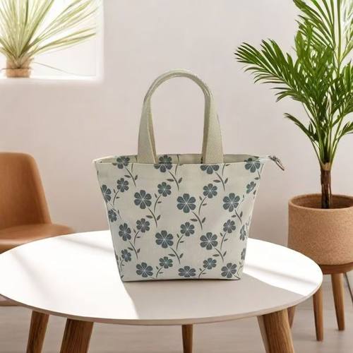 韩版简约休闲文艺迷你帆布手提包