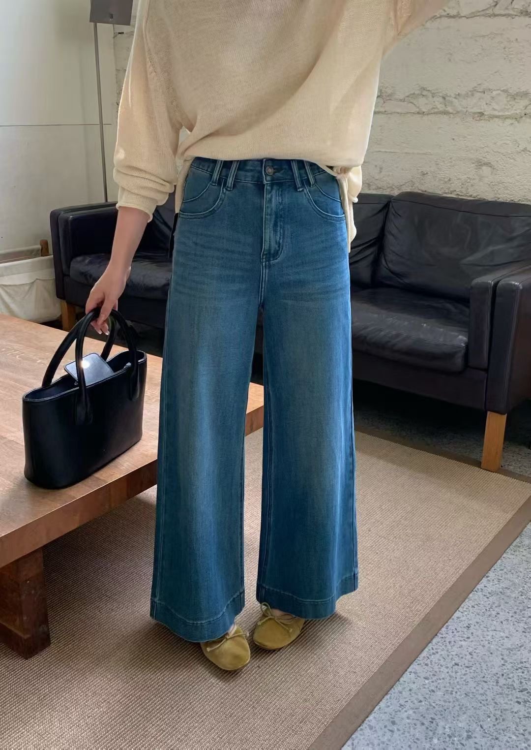 2025秋季新款女装时尚百搭高腰显瘦直筒牛仔裤宽松休闲长裤子小个,女装/女士精品,牛仔裤,淘宝优惠券,粉丝福利购,淘宝优惠卷