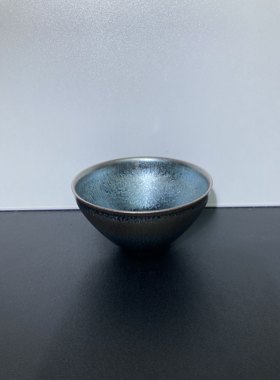 建窑建盏原矿原釉薄胎全包小口银毫养彩推荐把玩建盏主人茶盏茶杯