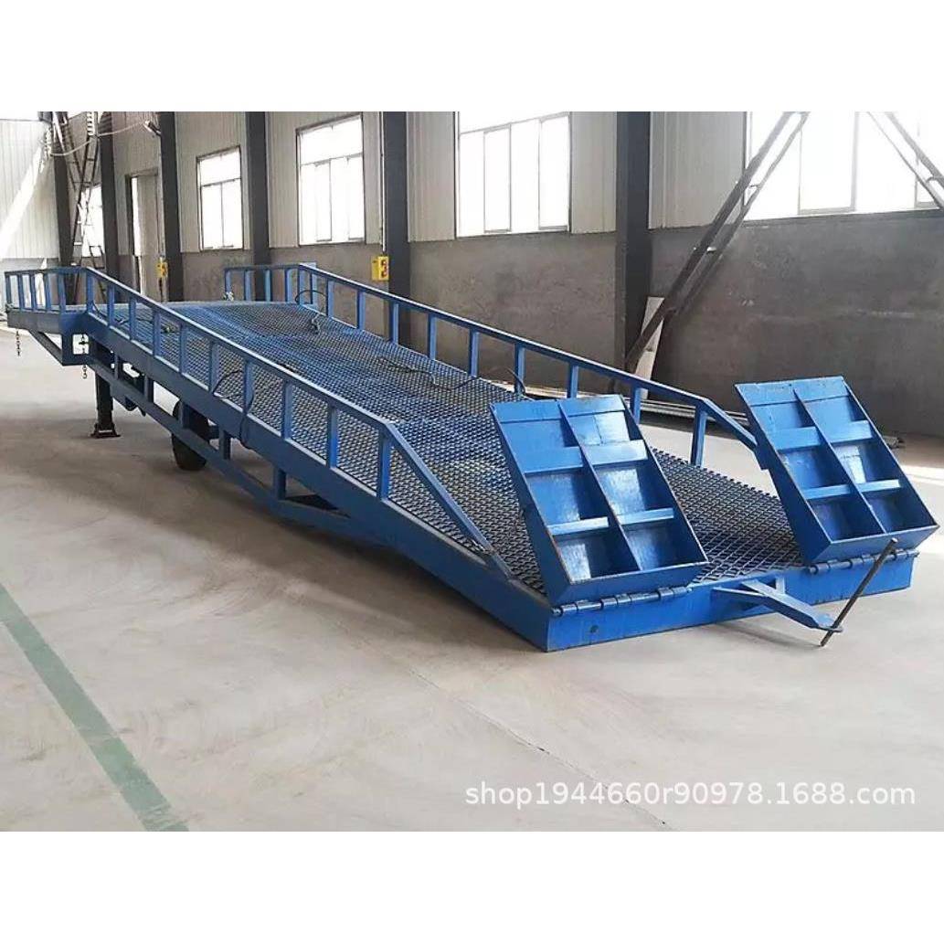 登车桥电动物流装车神器叉车集装箱电动升降调节板移动式卸货平台