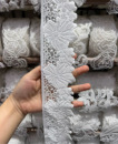 白色水溶牛奶丝蕾丝花边辅料刺绣花朵服装 辅料diy童装