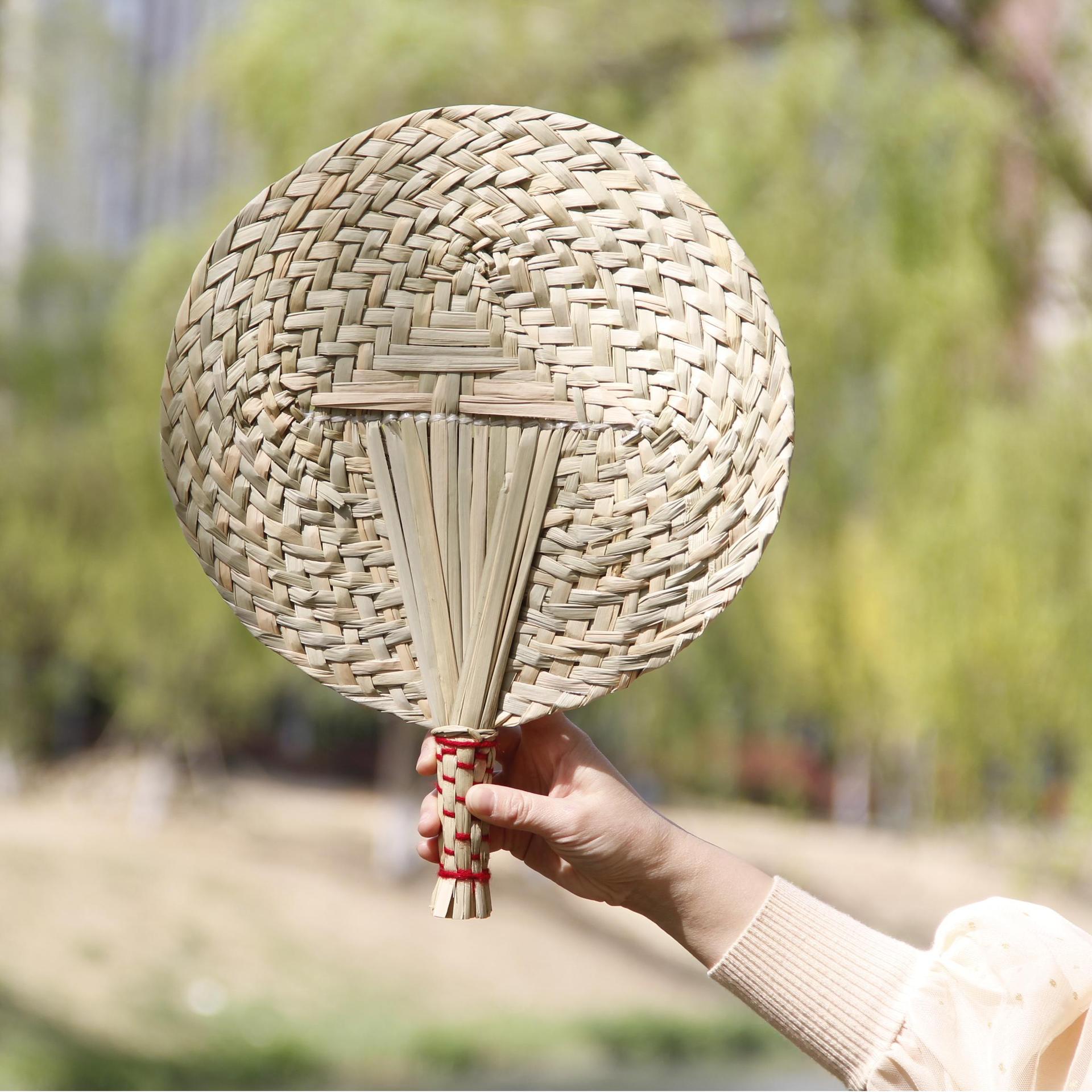 老式蒲扇厂家草编扇子手工编织工艺草扇纳凉蒲扇夏季古典芭蕉