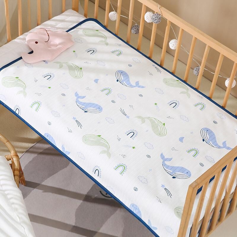 儿童全棉防水可洗透气生理期垫巾