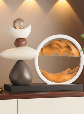时来运转流沙画摆件装饰品