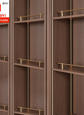 圆管立柱铝合金栏杆木柜支撑脚护拦档杆围栏装饰杆安全挡条香槟金