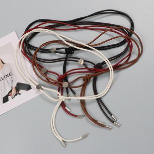 穿搭配饰简约风格 春夏季 时尚 细腰绳百搭配裙子腰带女款 设计 新款