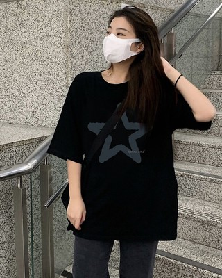 宽松慵懒风薄款简约纯棉上衣女