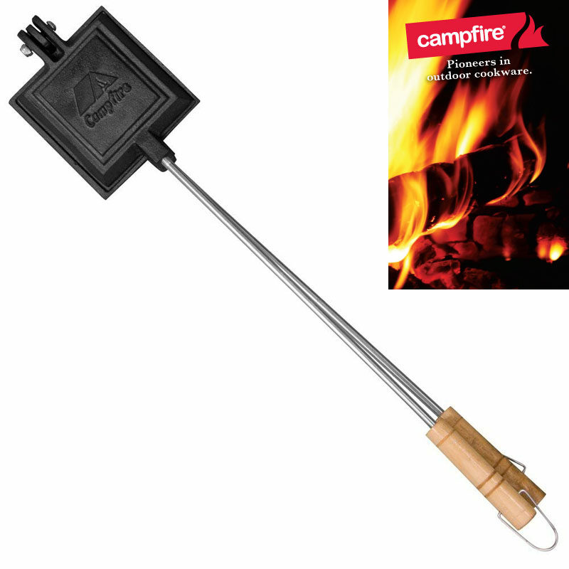 CAMPFIRE三明治烧烤面包夹子铸铁锅披萨煎锅户外野营碳烤模具飞碟