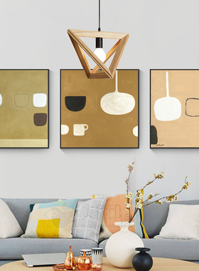 蓝色静物 威廉斯科特 板房油画小众艺术装饰画民宿客厅卧室挂画