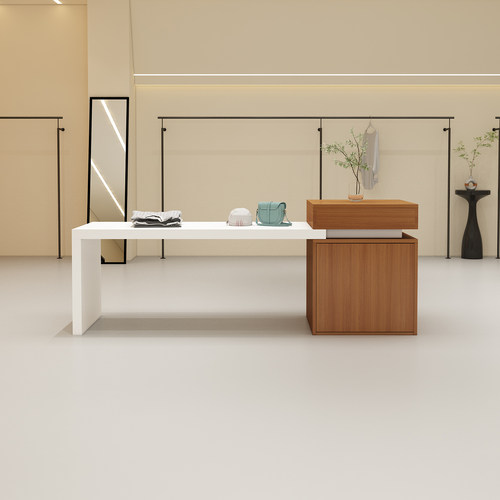 服装店陈列中岛台展示桌产品展台