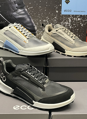 ECCO爱步男鞋休闲鞋防滑透气徒步鞋户外跑步鞋823814健步2.1